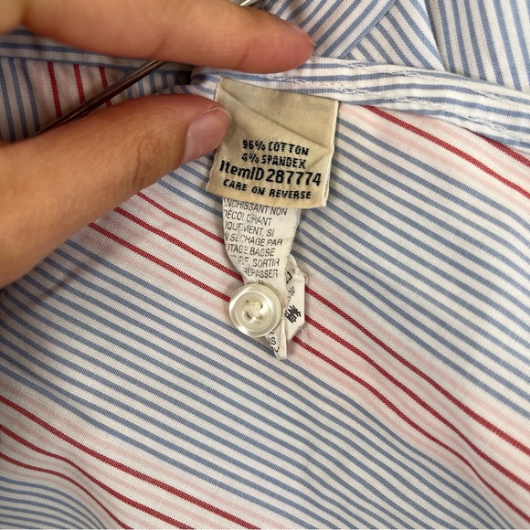 Vintage ll bean striped button up - Picture 3 of 7